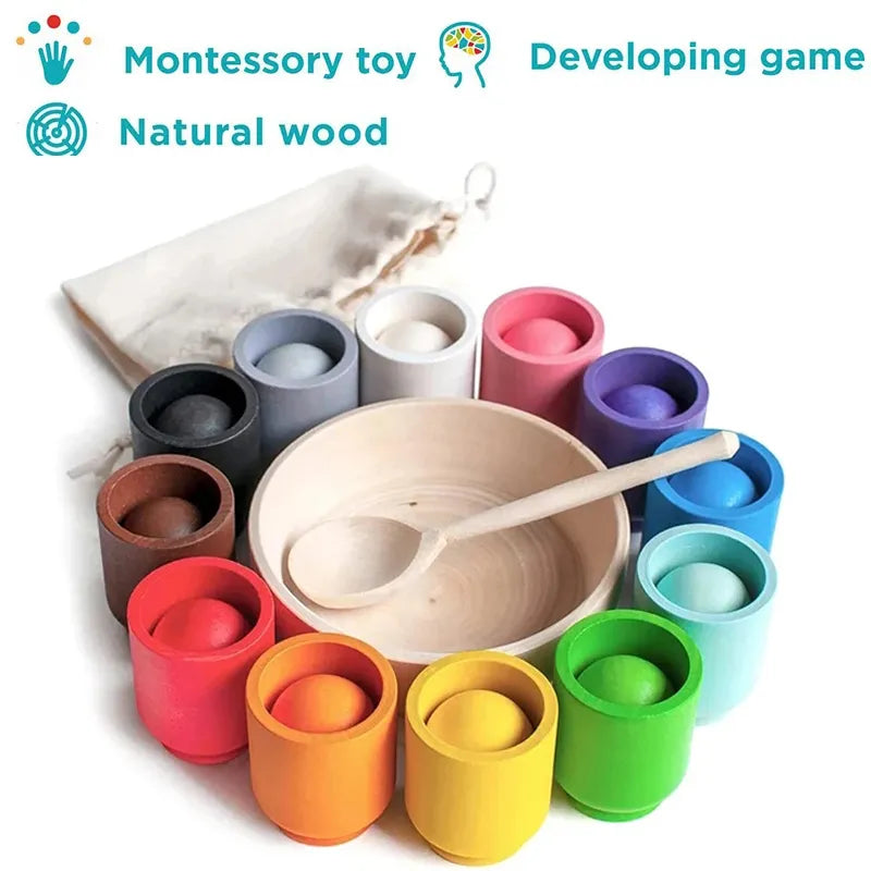 Montessori Educational Wooden Toy for Baby and Toddler Development - Kiddzland