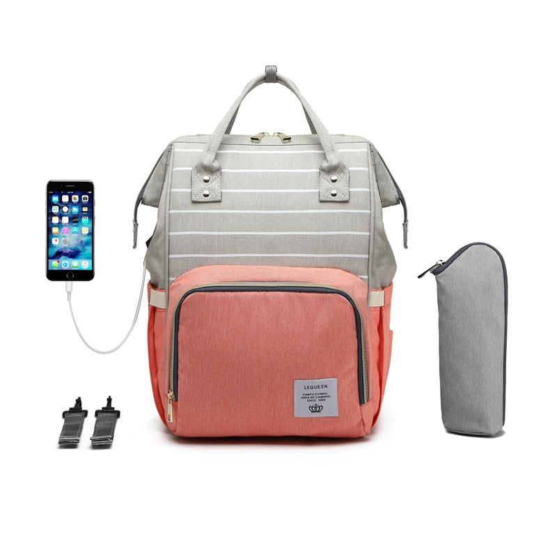 Waterproof Travel Maternity Diaper Bag - Kiddzland