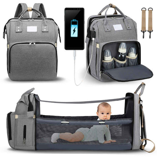 Fashionable Folding Baby Bed and Backpack - Kiddzland